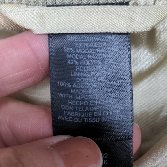 men's claiborne modal blend striped suit - Picture 7 of 10